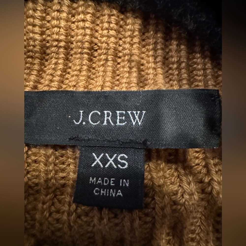 J. Crew Cotton Cashmere Turtleneck Sweater Women’s Size XXS - Picture 5 of 5